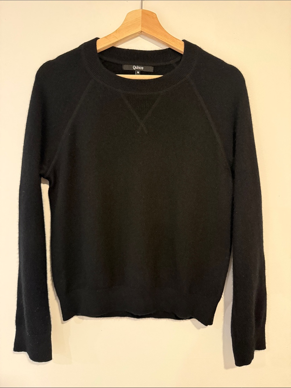 Quince Sweatshirt Style Cashmere Crewneck Sweater - Womens’ Medium